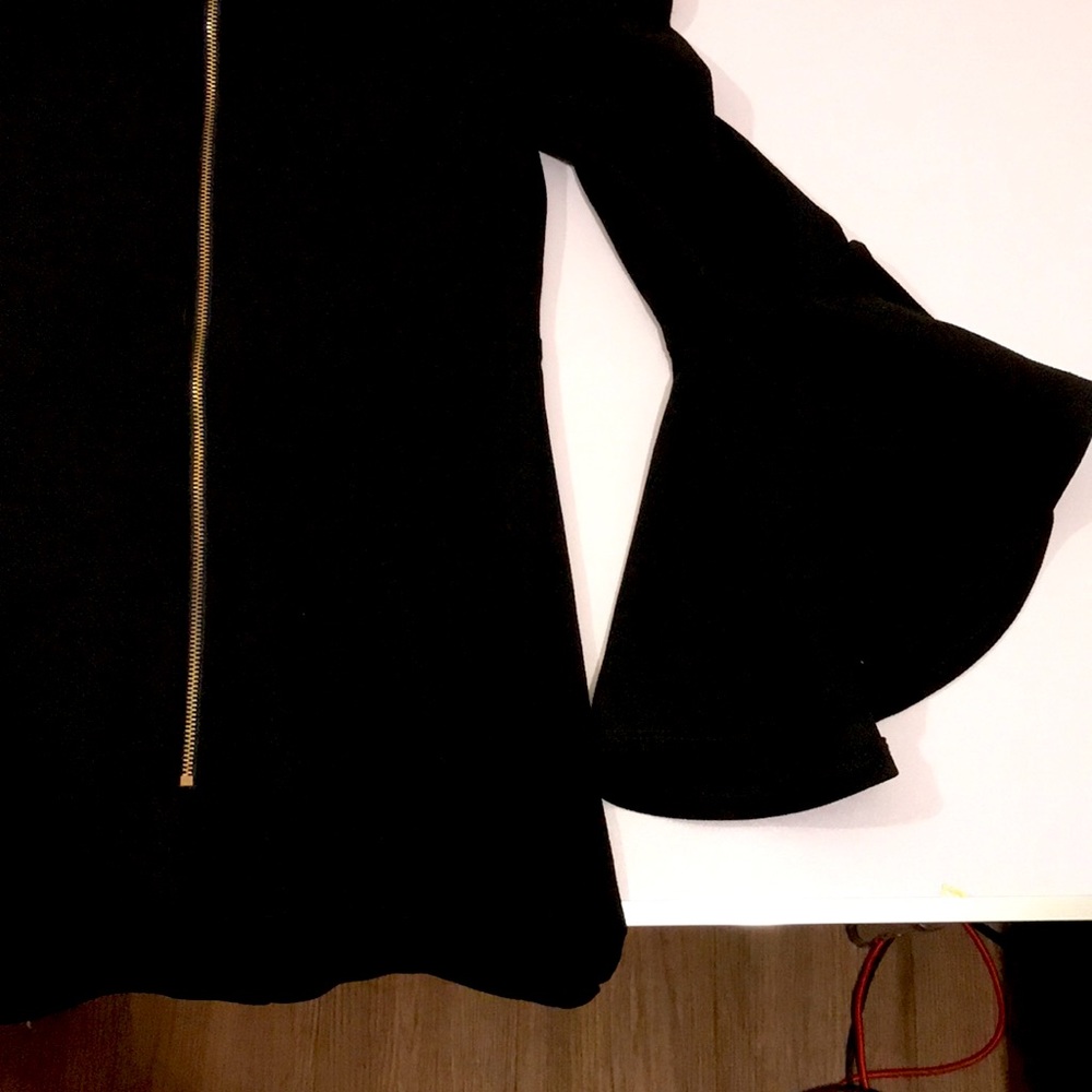 Teeze Me Off the Shoulders Black Dress - Picture 3 of 5